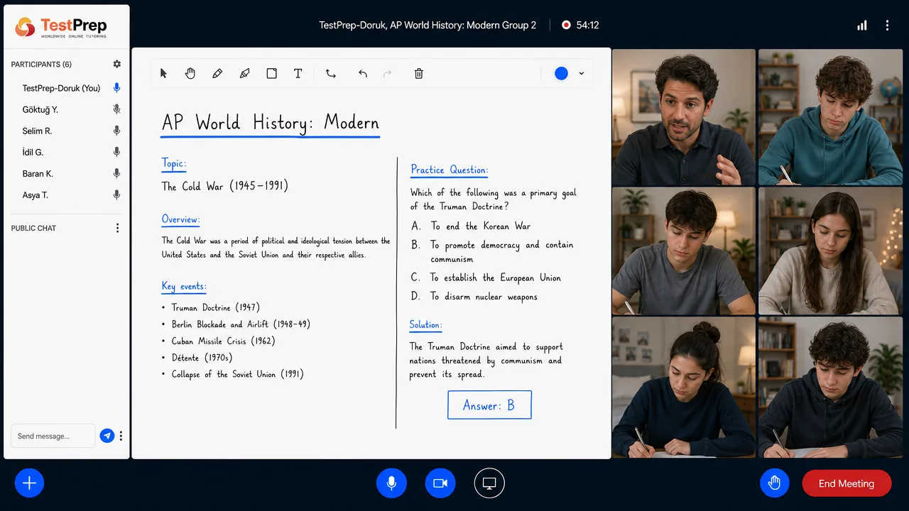 AP World History — grup dersi