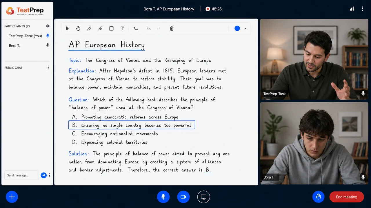 AP European History — özel ders