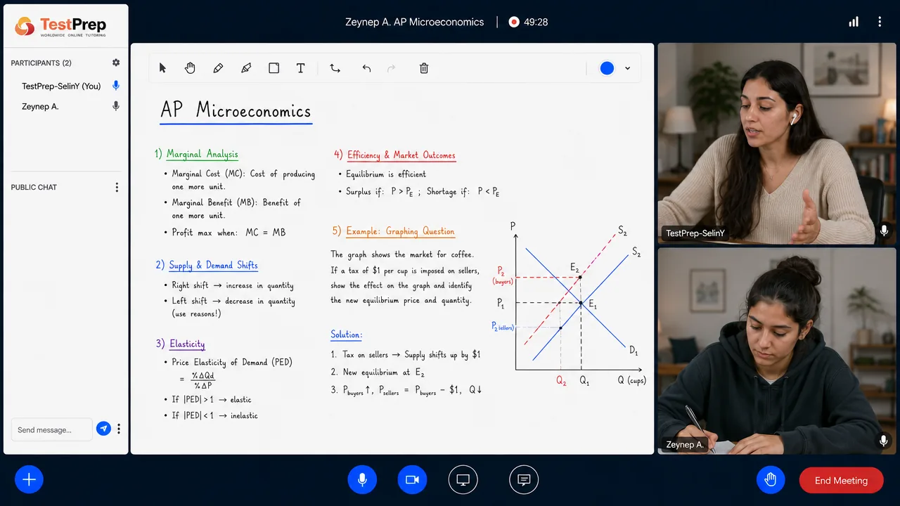 AP Microeconomics — özel ders